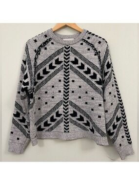 John + Jenn Arrow Crewneck Sweater Medium